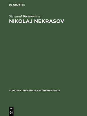 cover image of Nikolaj Nekrasov